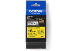 Banda de etichete BROTHER TZES641 , Negru pe galben, 18mm, 8m